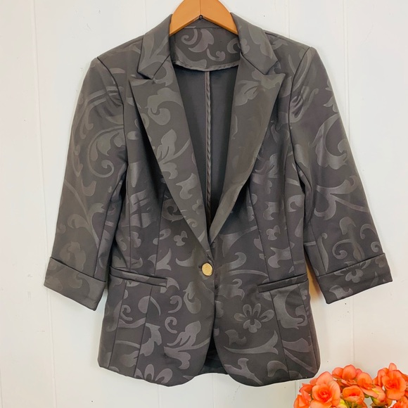 DAMASK | Knitwear Blazer Suit Jacket - Picture 1 of 8